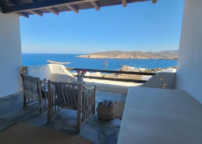 Beautiful Mykonos W Panoramic Views Lejlighed *